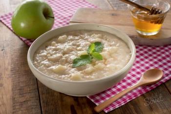 Hercules porridge with milk - a classic recipe